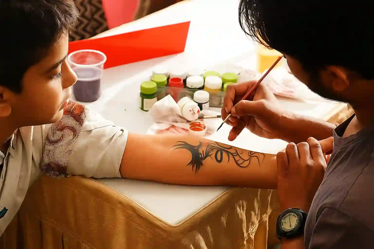 Tattoo Artist For Kids Birthday Party